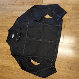 Pendleton black denim blazer sz MP